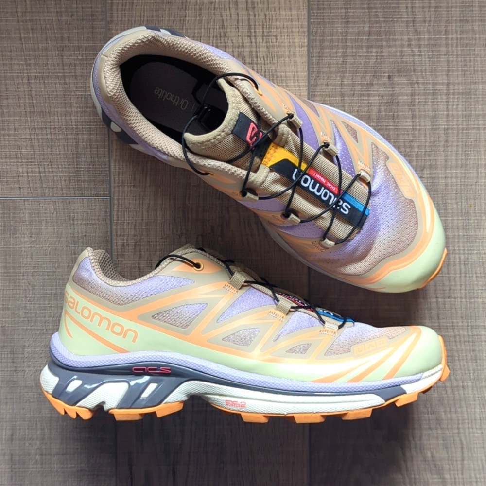 Salomon XT-6 Skyline Sneakers, Multicolour Size W 6.5/M 5.5